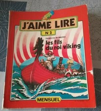  Rare-J'AIME LIRE N°3-numero 3-les fils du roi viking-revue enfant!,année 1977