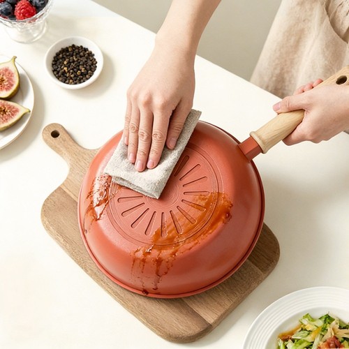 Saucière fer forgé orange - saucière,