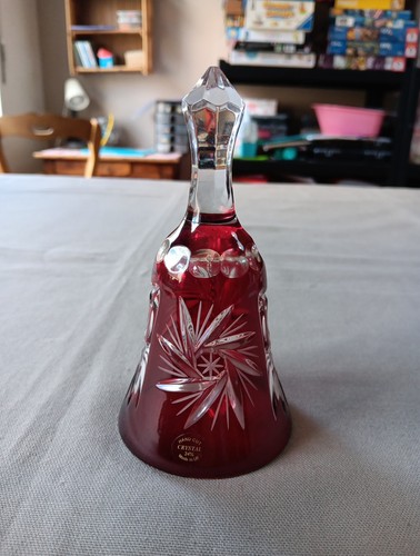 Cloche cristal bohème h - bohème,