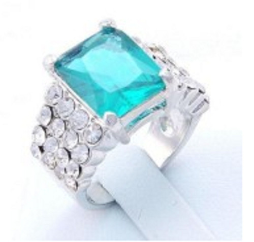 Bague plaqué blanc - plaqué, or