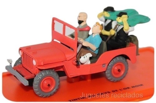 Tintin pays noir jeep - de,