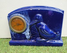 ANCIENNE PENDULE EN FAIENCE