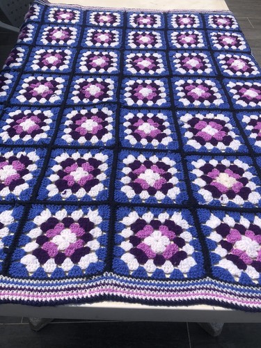 Couverture vintage patchwork - couverture,