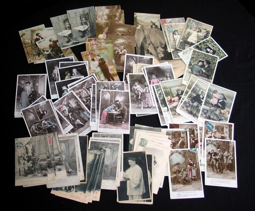 120 cpa 1910 fantaisie belle - cpa,