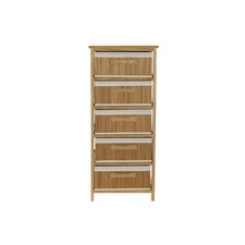 Caisson à Tiroirs DKD Home Decor Naturel Bambou Bois de paulownia 42 x 32 x 9