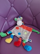 Doudou plat vache girafe - , mots