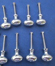 8 petits boutons olive métal