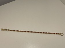 Bracelet Swarovski 15,5 cm Cristal rouge. Excellent état