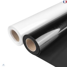 Relota 2 rouleau Vinyle Thermocollant, Flex Thermocollant pour Tissu avec Pince