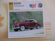 CARTE FICHE HUDSON COMMODORE