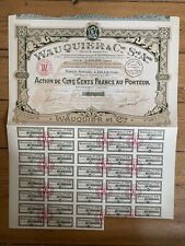 DECO =  action: WAUQUIER & Cie (LILLE 59) (L)