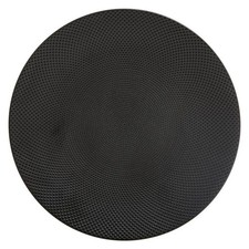 Lot de 6 Assiettes Plates "Caviar" 27cm Noir