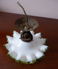 Français lampe en verre -