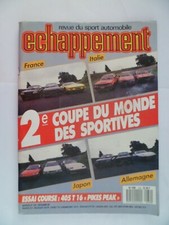 ECHAPPEMENT N°239 09/1988 COUPE DU MONDE SPORTIVES 405 TURBO 16 NSU 1000 TTS 