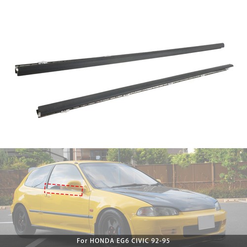 2pcs side door window - side,