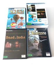 Lot 3 jeux PC – Schizm, L’Amerzone, Road to India – VF – Très bon état/ Microids