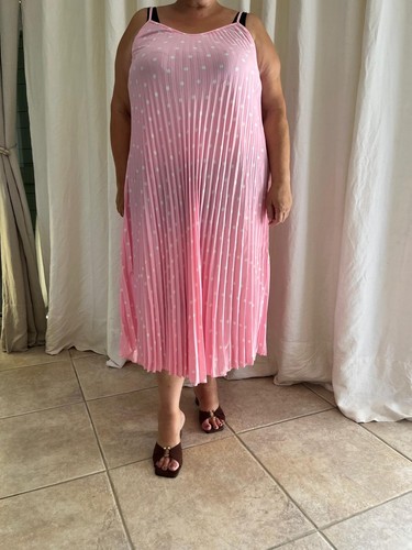 Robe plissée grande taille - plissée,,