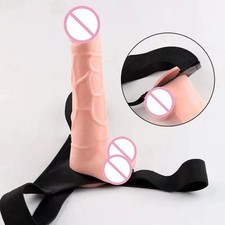 Gode ceinture 19cm penetration anal,vaginal sex toys Homme Femme