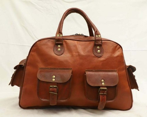 Sac cuir rétro homme voyage - cuir,