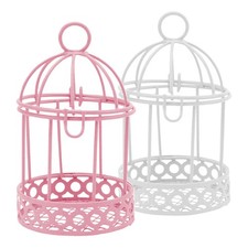  2 Pcs Cage À Oiseaux Vintage