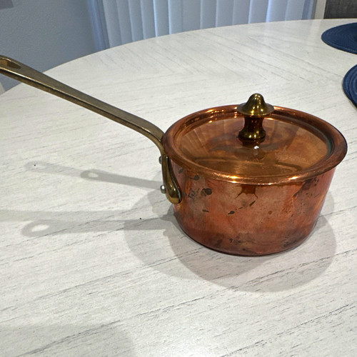 Mauviel 1830 copper saucepan - mauviel,