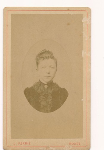 Cdv portrait femme - cdv, j