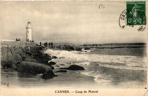 Cpa cannes coup de - cannes,