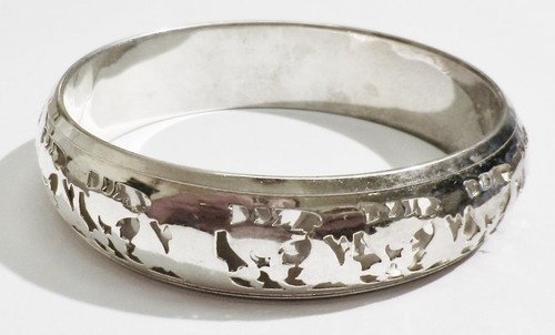 Bracelet rigide bijou vintage - bracelet,
