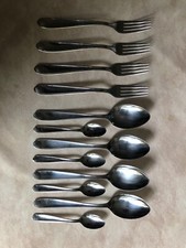 12 Couverts Acier Inoxydable 