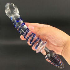 9.2 Inch Gode En Verre Double Dong Sextoy Dildo Plug Anal Vagin Godemichet Femme