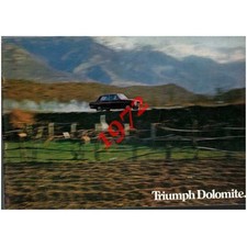 ▄▀▄ Brochure Triumph Dolomite (Anglais) 1972 ▄▀▄