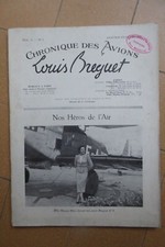 1-2/34 CHRONIQUE BREGUET COSTES BIZERTE HILSZ PARIS TOKYO AVION TRANSATLANTIQUE