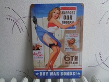 TOLE METAL BUY WAR BONDS PIN