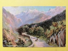 CPA RAPHAEL TUCK Illustration Peinture THE PYRENEES Eaux Bonnes MONTAGNES MOUNT