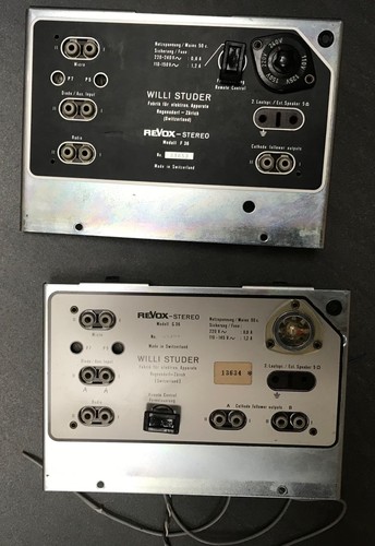 Dos revox g36 - revox, choix