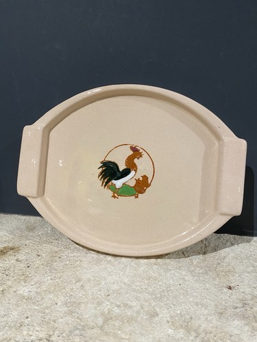 Petit plateau plat ancien - petit,