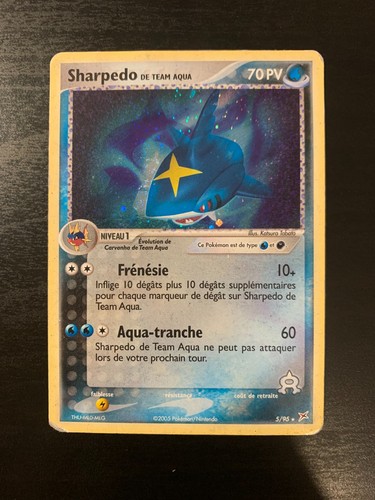 Carte pokémon sharpedo - carte, :