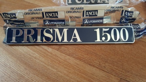écriteau plaque lancia prisma - plaque,