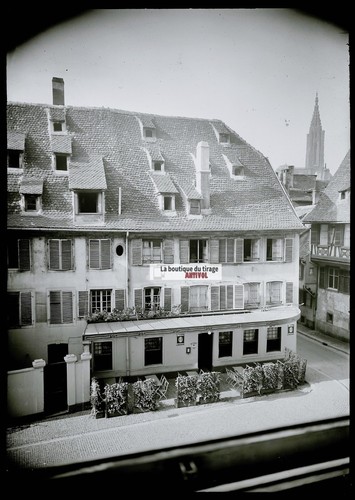 Plaque verre photo ancienne