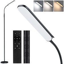 Lampe sur Pied Lampadaire LED 18W 2200LM avec Télécommande et Contrôle Tactil...