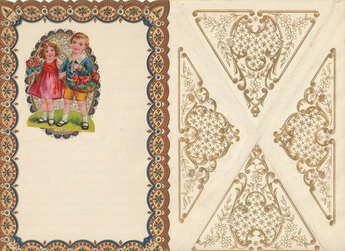 Rare ancien chromo decoupis - ancien,