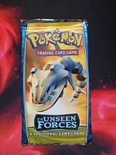 Pokemon Booster Vide/ Empty - EX Unseen Forces Cachées - Clean Open - Eng