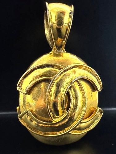 Chanel logo boule pendentif - chanel, cc