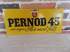plaque tôle PERNOD 45 est signé Pernod Fils andreis marseille  originale