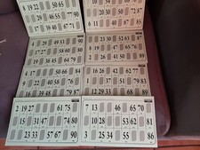 Lot 8 Cartons Loto Pour Malvoyant Gros Chiffres