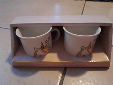 LOT DE 2 TASSES LICORNE -