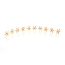 Décoration de Noël Aufsteckstern 10er De 8x8x2cm Neuf pour Mini-Guirlande