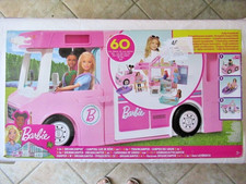BARBIE GHL93 - COFFRET CAMPING CAR DE REVE 3 en 1 - JAMAIS DEBALLE