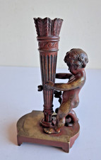 CUPIDON - Bougeoir en Bronze -