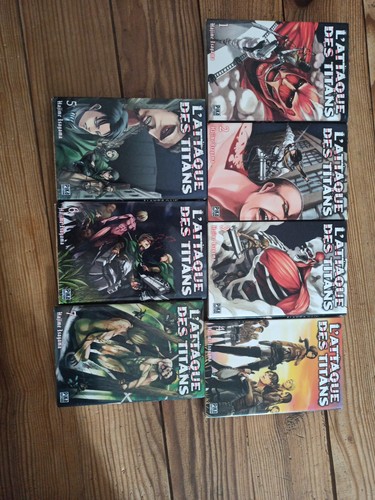 Lot manga attaque des - l’attaque,